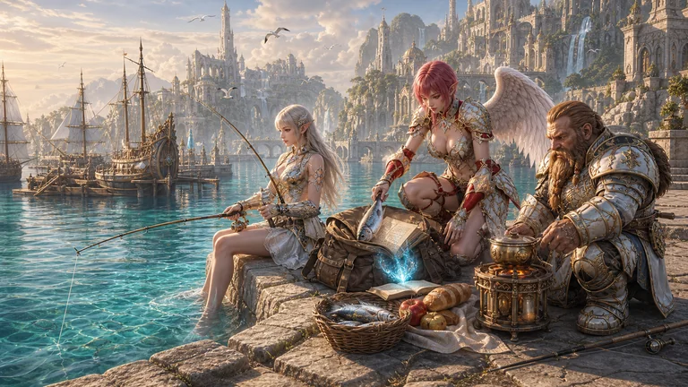 Lineage2AI MI MMORPG projekta vizualizācija 3