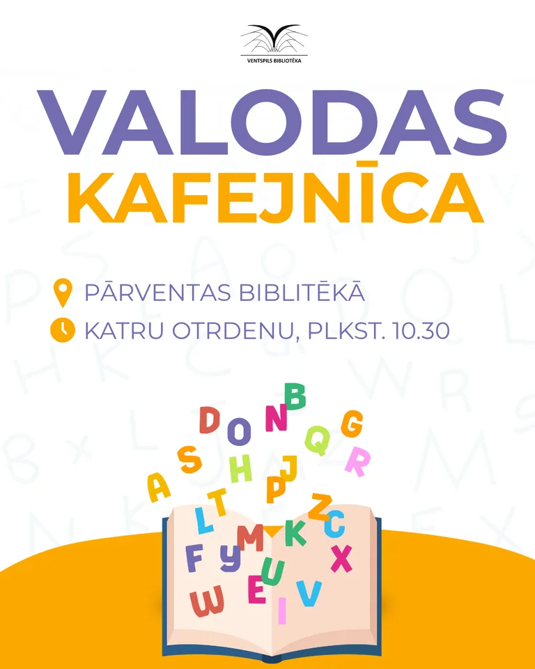 Valodas kafejnīca Ventspilī: praktiska stunda 4. augustā: kas jāzina iedzīvotājiem